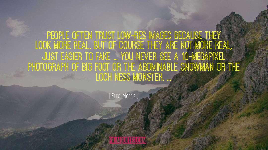Snowman quotes by Errol Morris