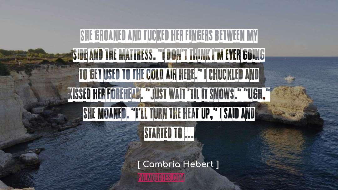 Snows quotes by Cambria Hebert
