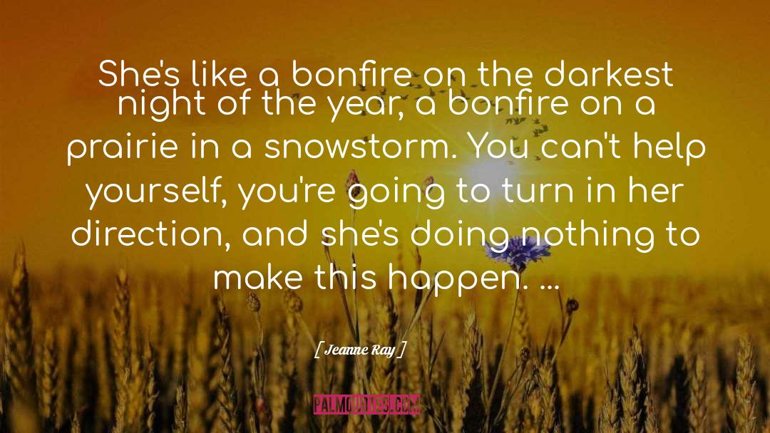 Snowstorm quotes by Jeanne Ray