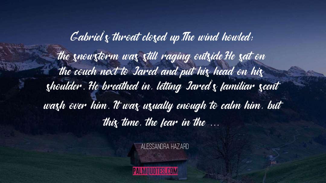 Snowstorm quotes by Alessandra Hazard