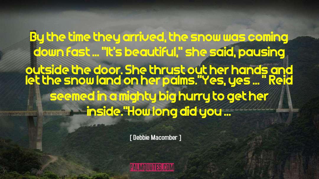 Snowy Romance quotes by Debbie Macomber