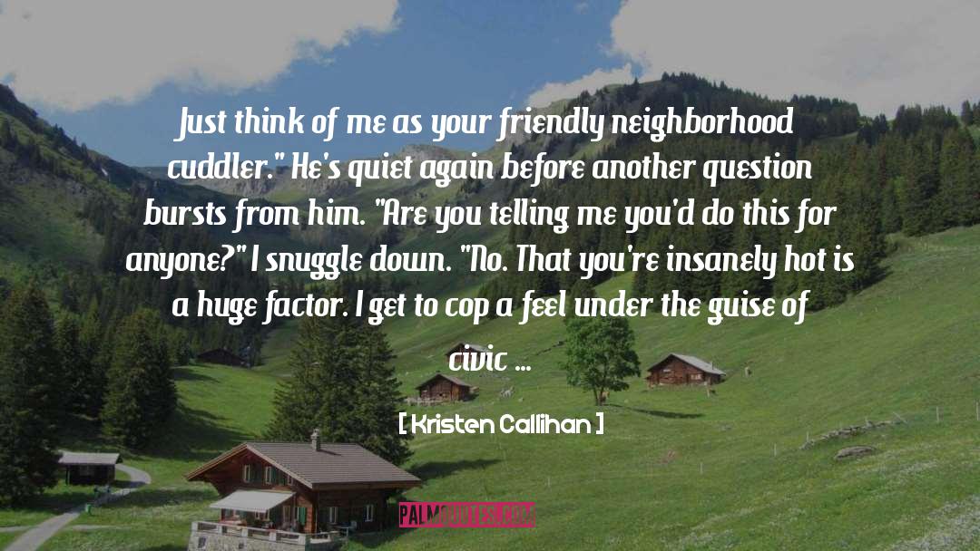 Snuggle quotes by Kristen Callihan