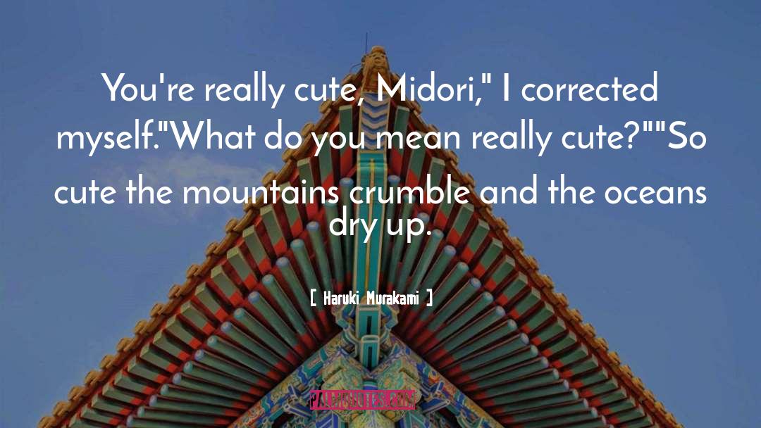 So Cute quotes by Haruki Murakami