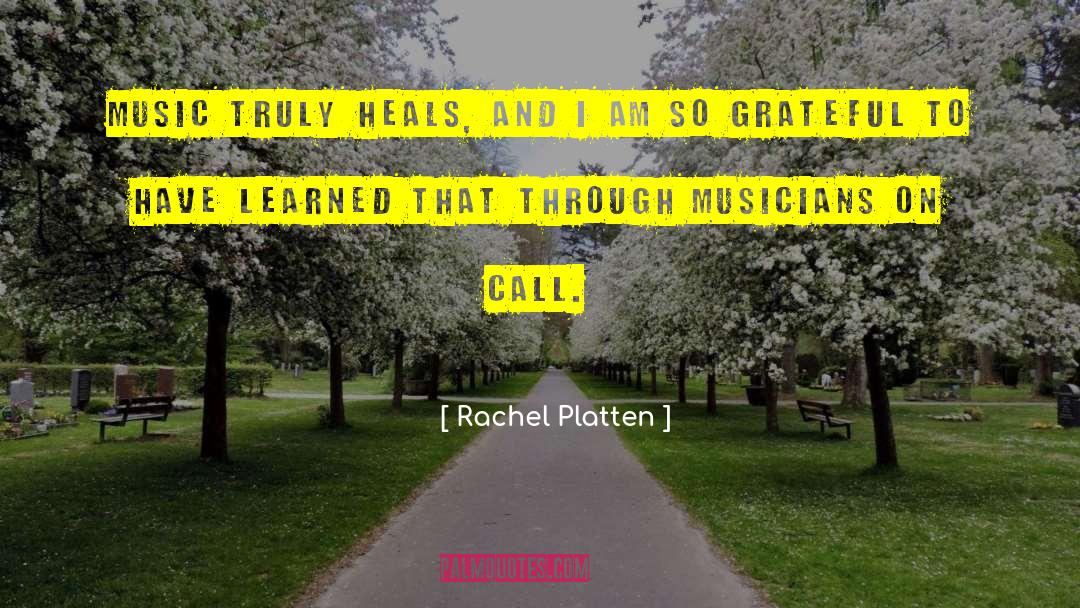 So Grateful quotes by Rachel Platten