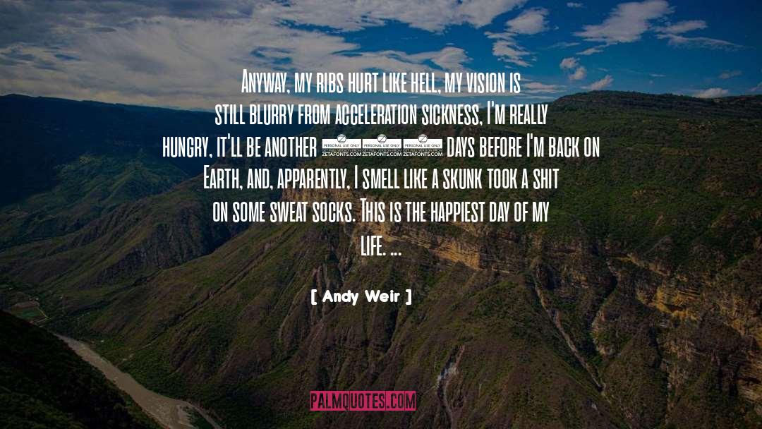 So Hurt quotes by Andy Weir