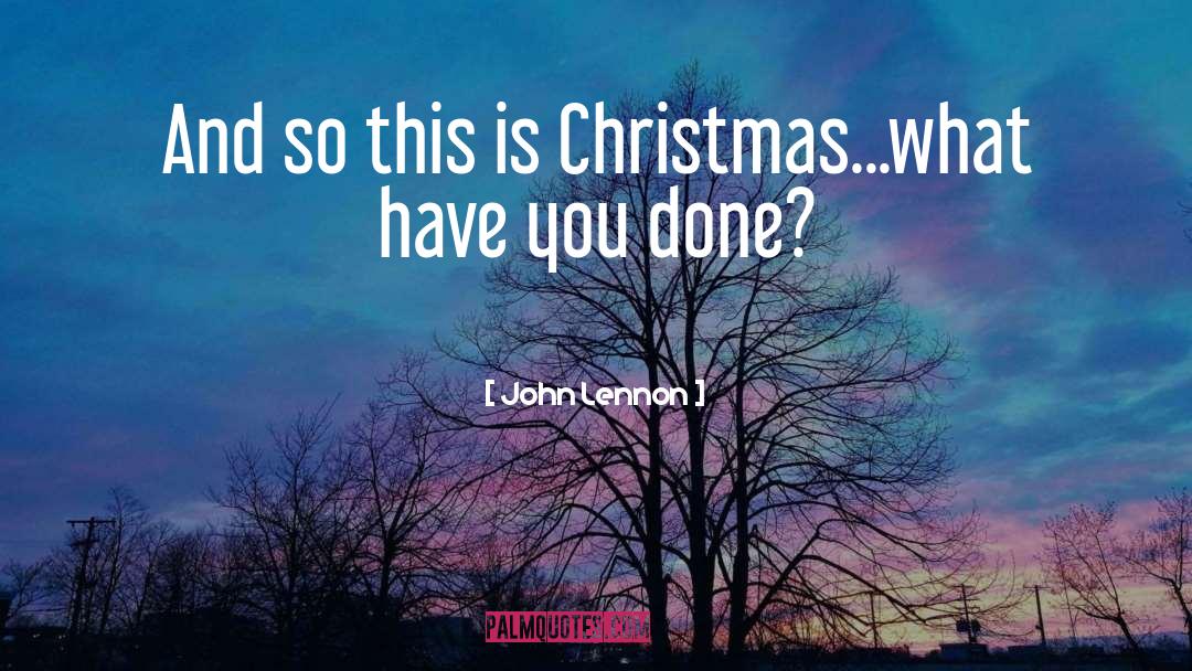 So This Is Christmas quotes by John Lennon