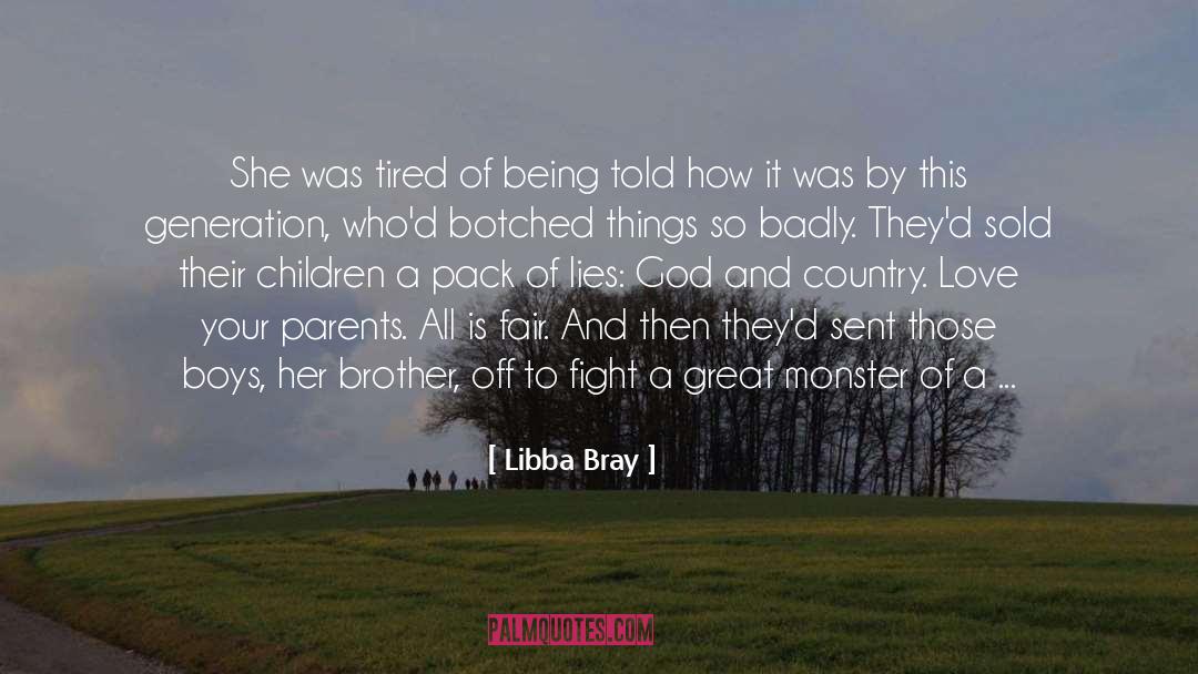So Tired Of This quotes by Libba Bray