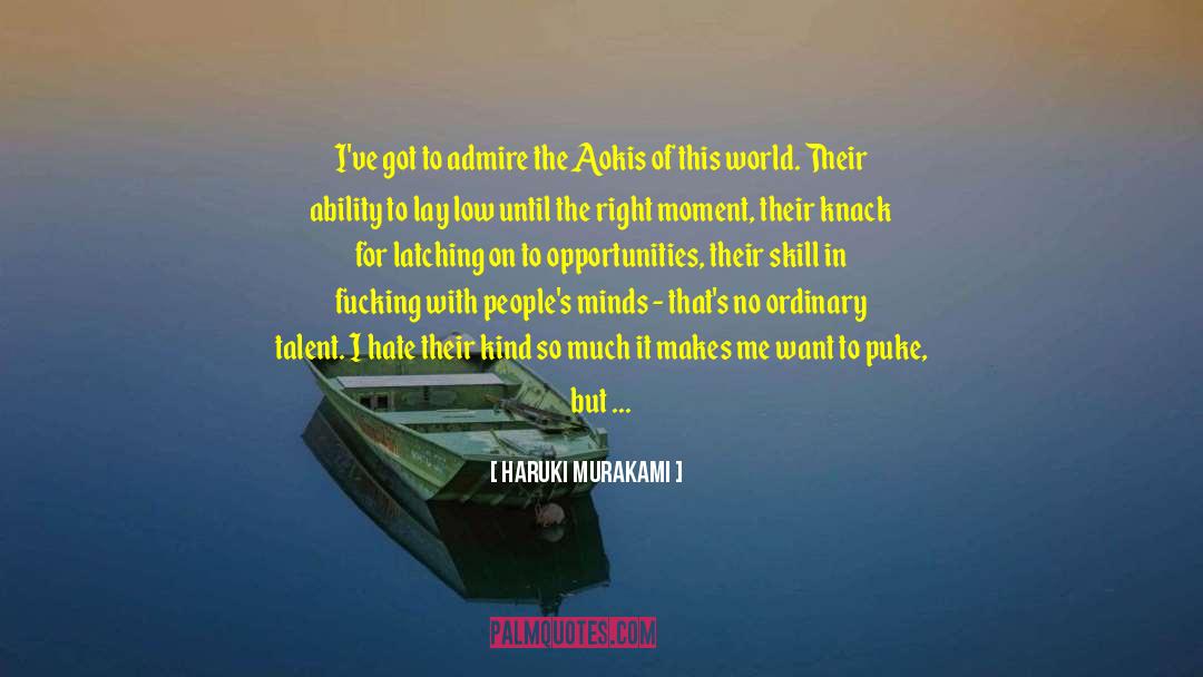 Soaked In Silence quotes by Haruki Murakami