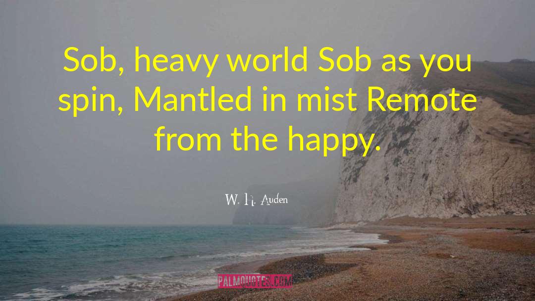 Sob quotes by W. H. Auden