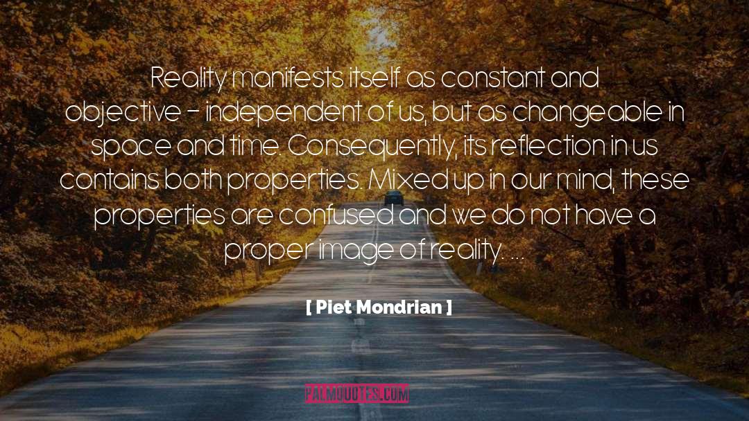 Sober Reflection quotes by Piet Mondrian