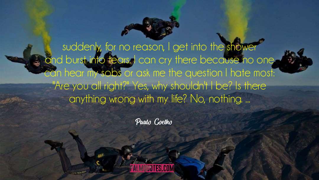 Sobs quotes by Paulo Coelho