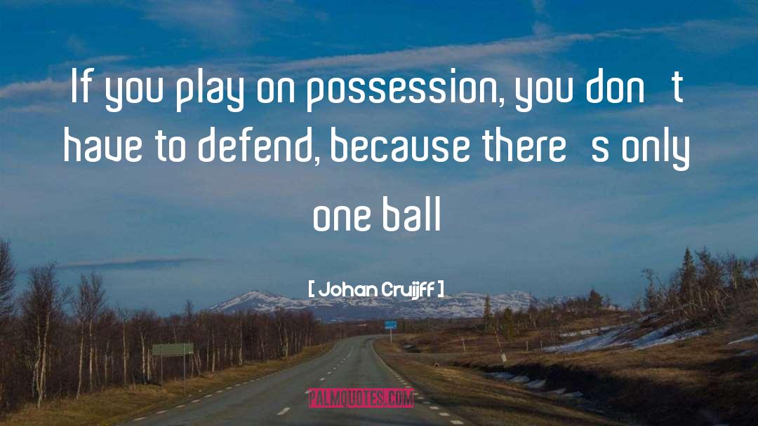 Soccer Ball quotes by Johan Cruijff