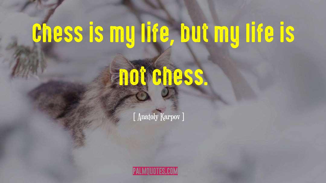 Soccer Is My Life quotes by Anatoly Karpov