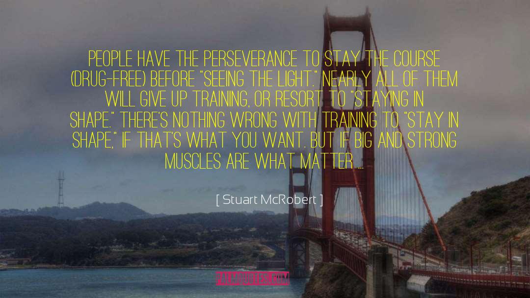 Soccer Training quotes by Stuart McRobert