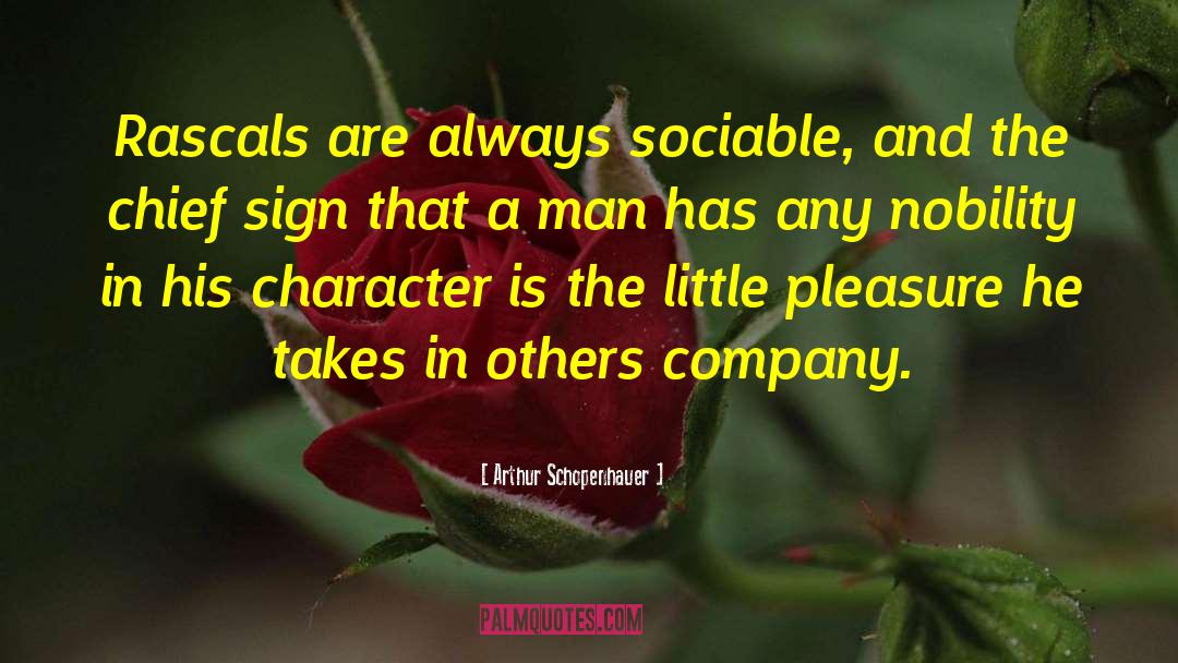 Sociable quotes by Arthur Schopenhauer