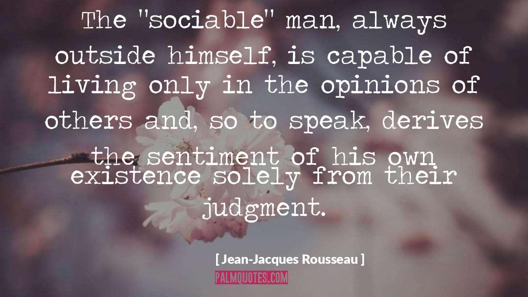 Sociable quotes by Jean-Jacques Rousseau
