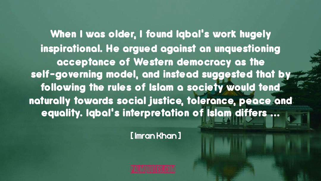 Social Acceptance Article quotes by Imran Khan