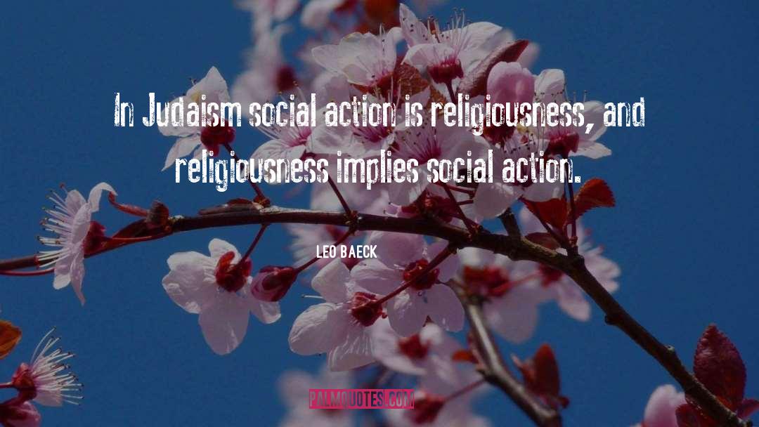 Social Action quotes by Leo Baeck