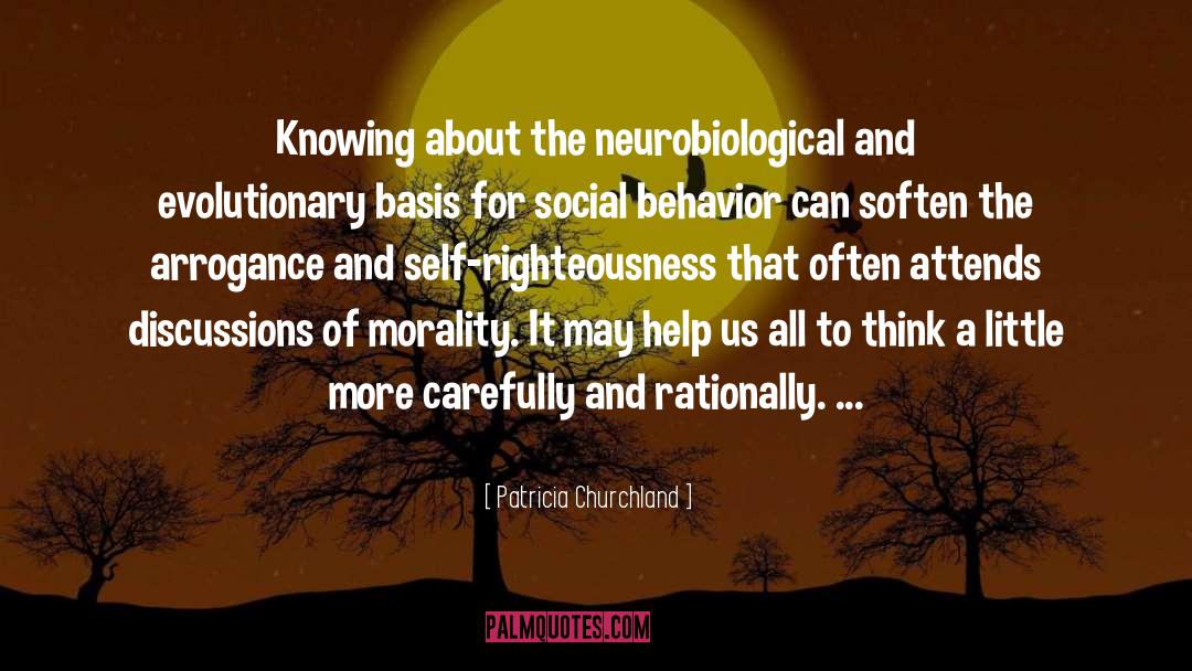 Social Behavior quotes by Patricia Churchland