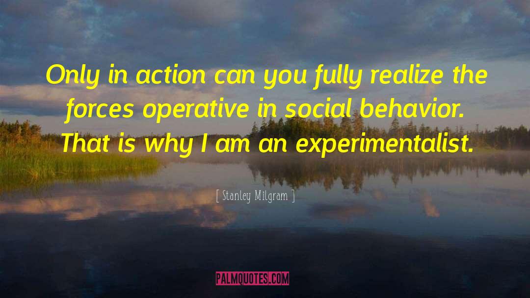 Social Behavior quotes by Stanley Milgram