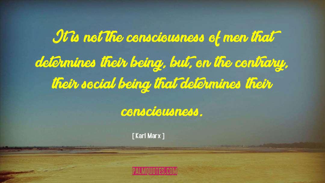 Social Being quotes by Karl Marx