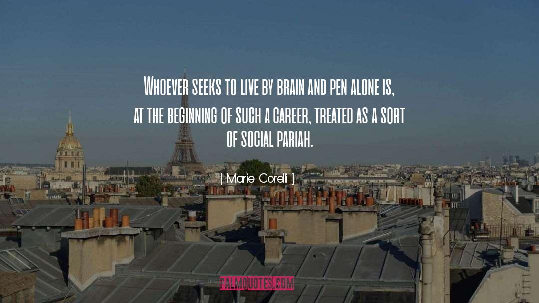 Social Brain Hypothesis quotes by Marie Corelli