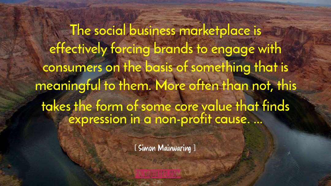 Social Business quotes by Simon Mainwaring