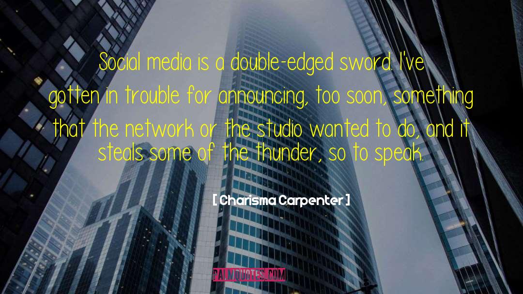 Social Business quotes by Charisma Carpenter