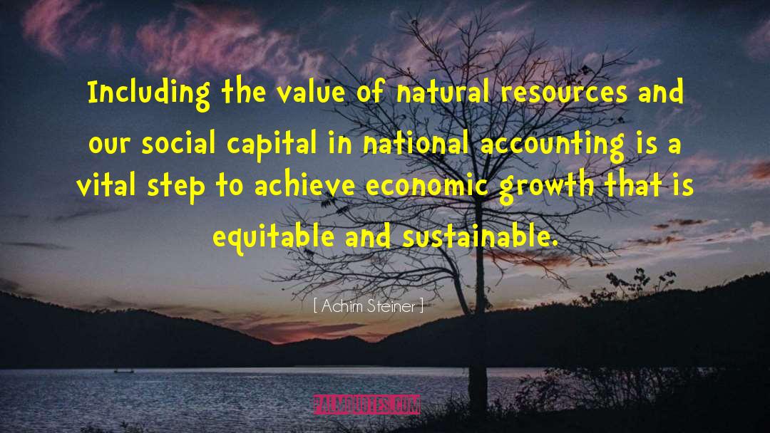 Social Capital quotes by Achim Steiner