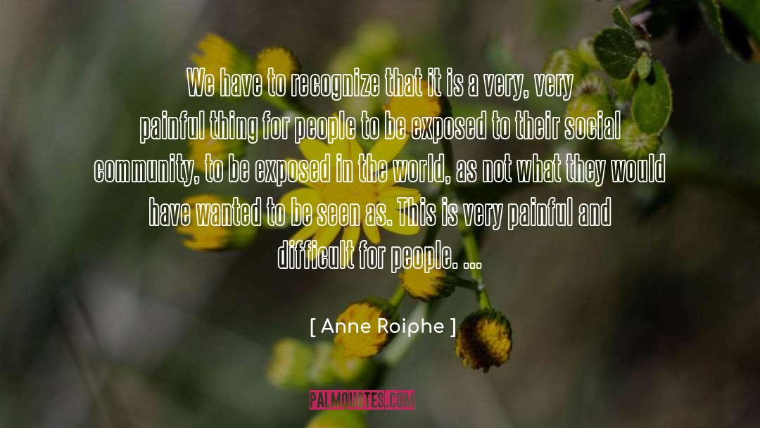 Social Community quotes by Anne Roiphe