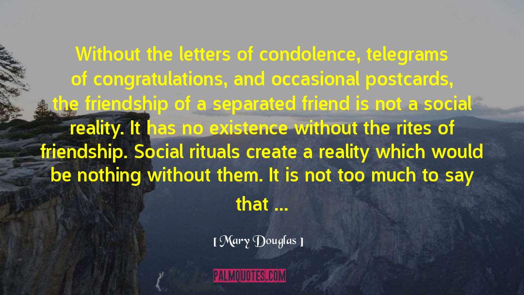 Social Consciousness quotes by Mary Douglas