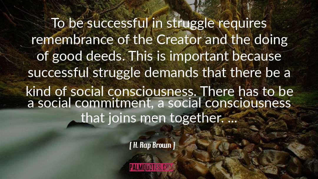 Social Consciousness quotes by H. Rap Brown