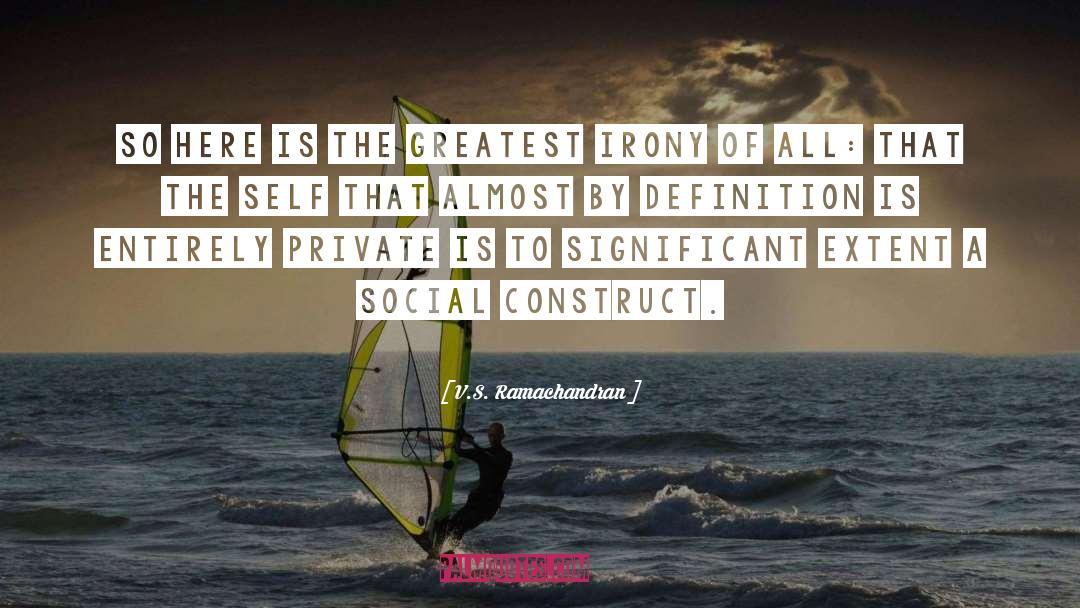 Social Construct quotes by V.S. Ramachandran