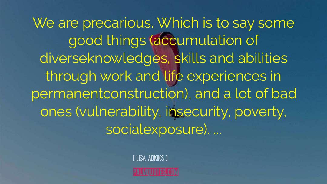 Social Construction Reality quotes by Lisa Adkins