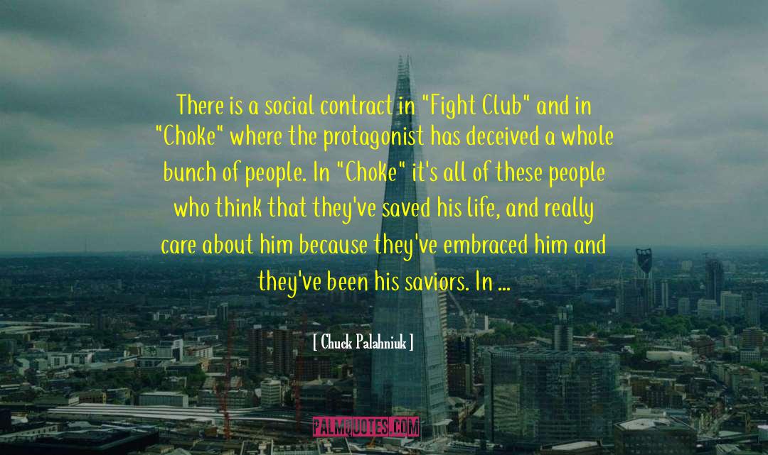 Social Contract quotes by Chuck Palahniuk