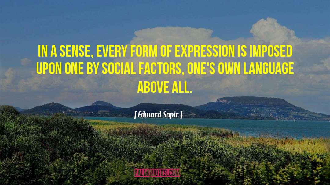 Social Criticism quotes by Edward Sapir