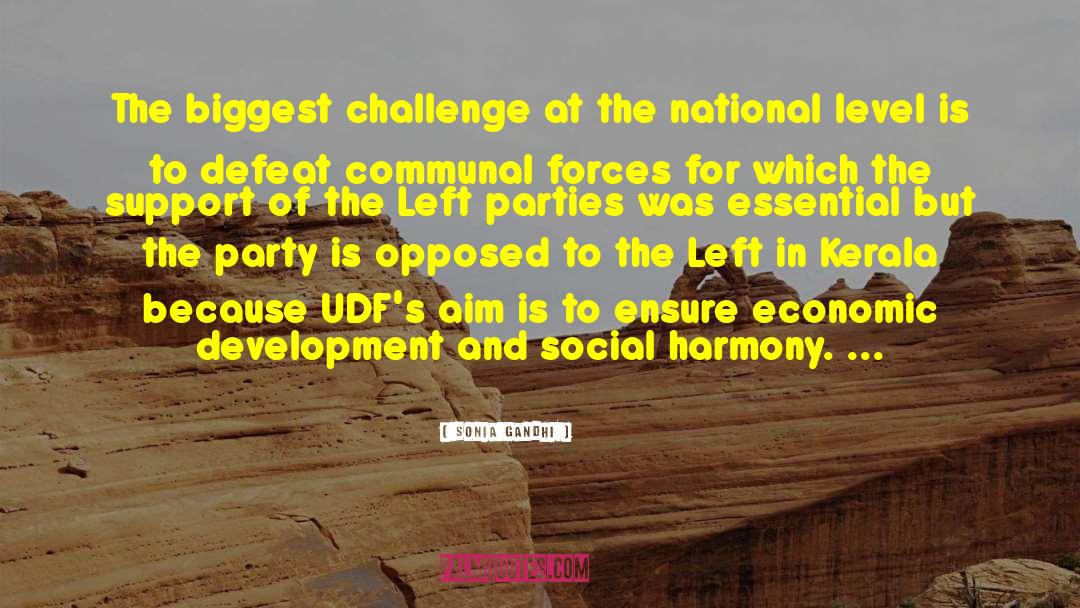Social Development quotes by Sonia Gandhi