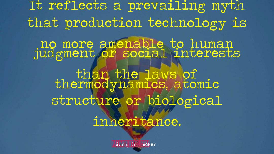 Social Duties quotes by Barry Commoner