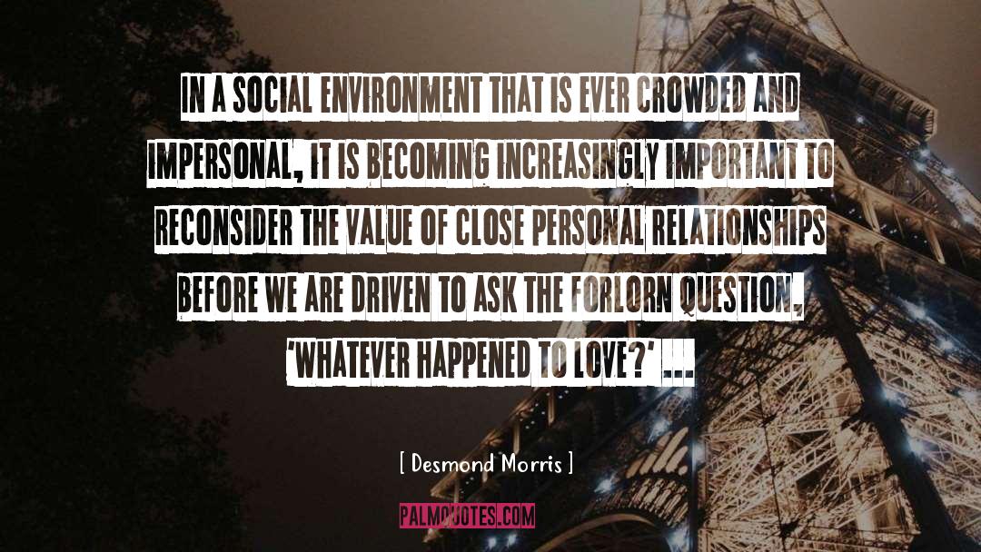 Social Environment quotes by Desmond Morris