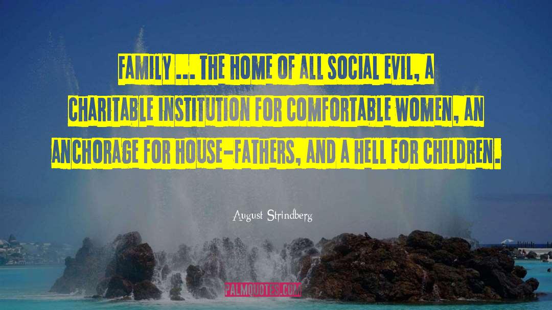 Social Evils quotes by August Strindberg