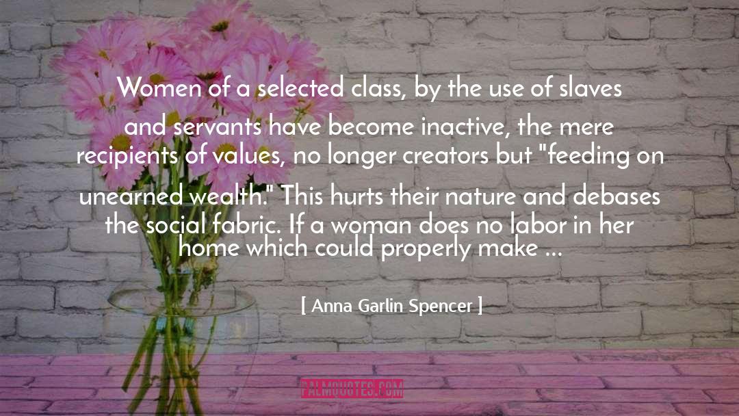 Social Fabric quotes by Anna Garlin Spencer