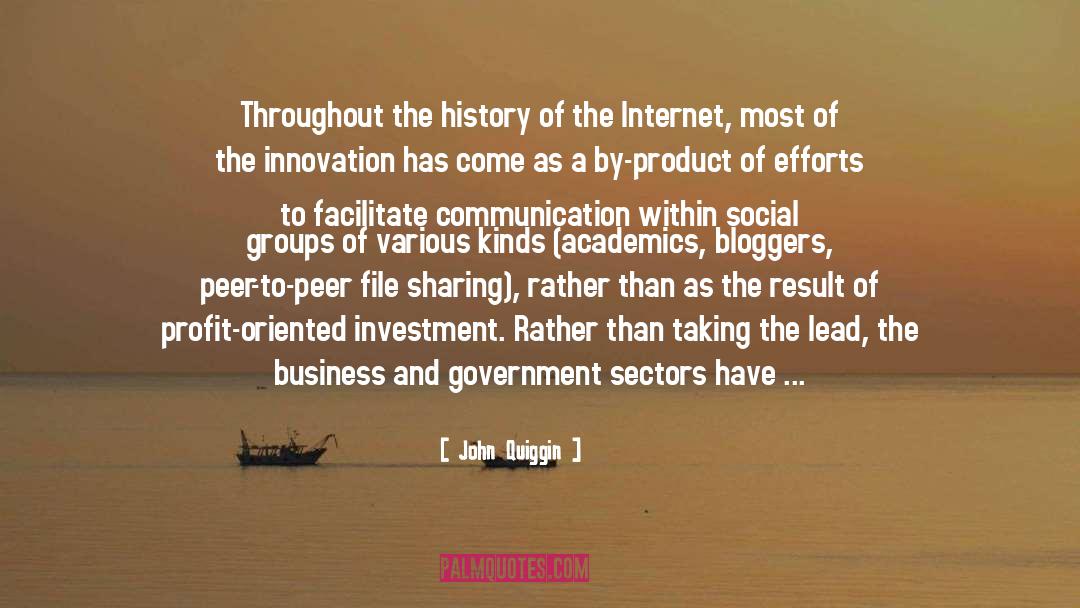 Social Groups quotes by John Quiggin