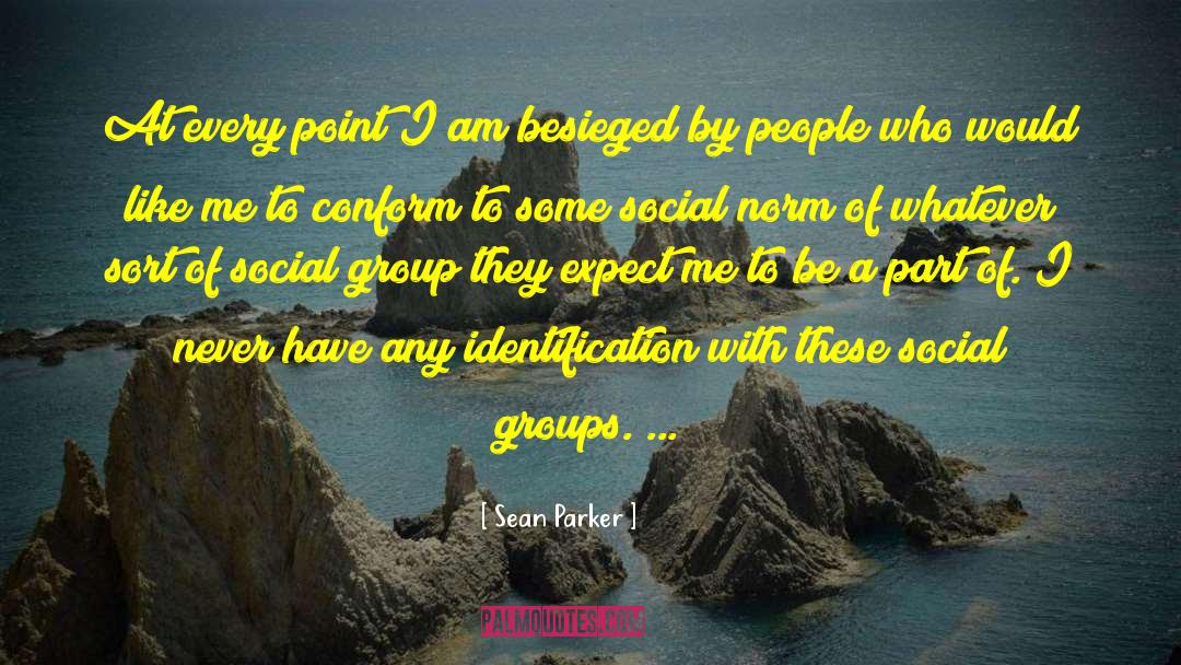 Social Groups quotes by Sean Parker