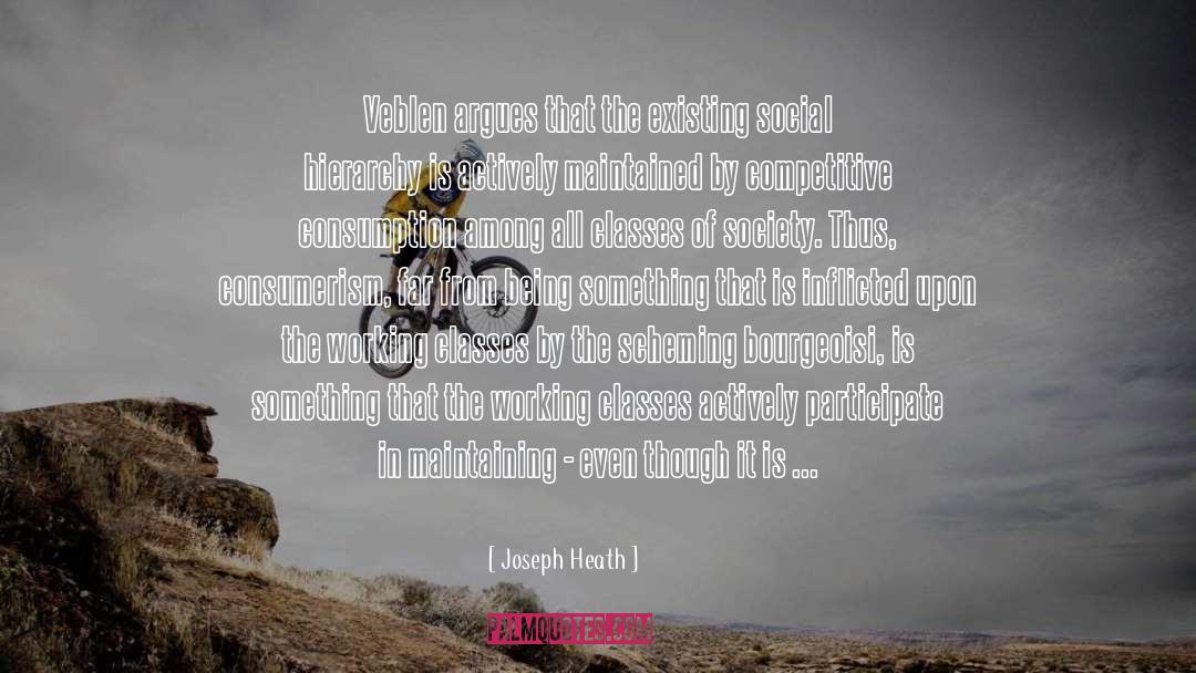 Social Hierarchy quotes by Joseph Heath
