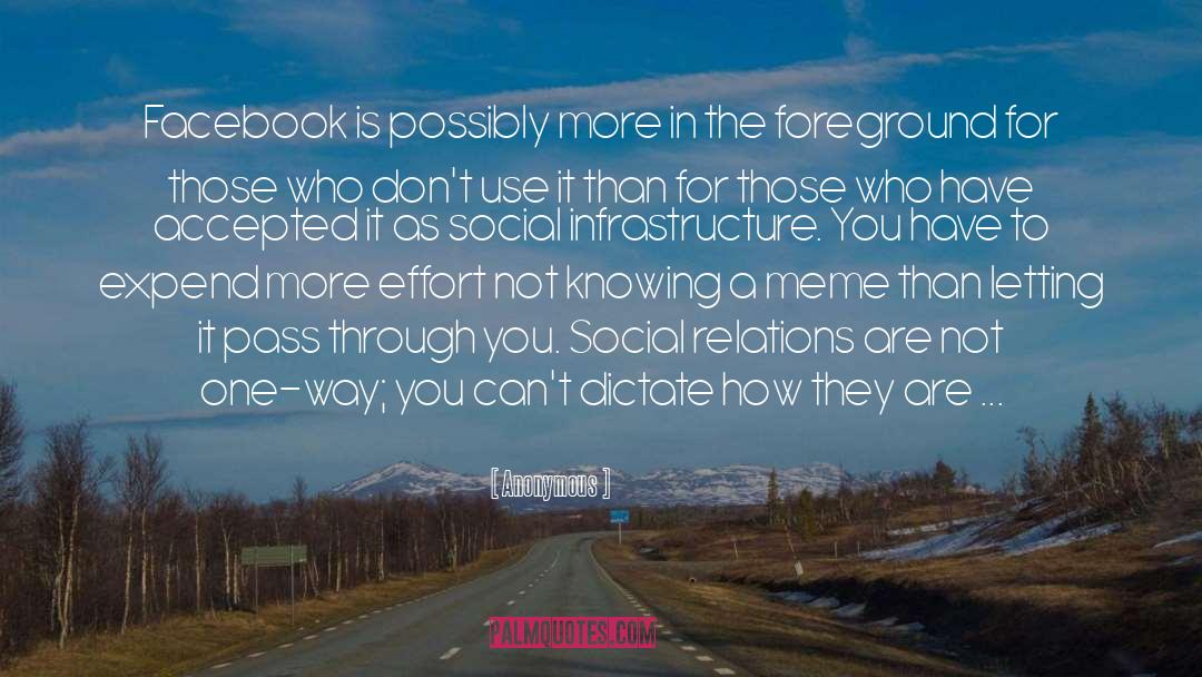 Social Infrastructure quotes by Anonymous