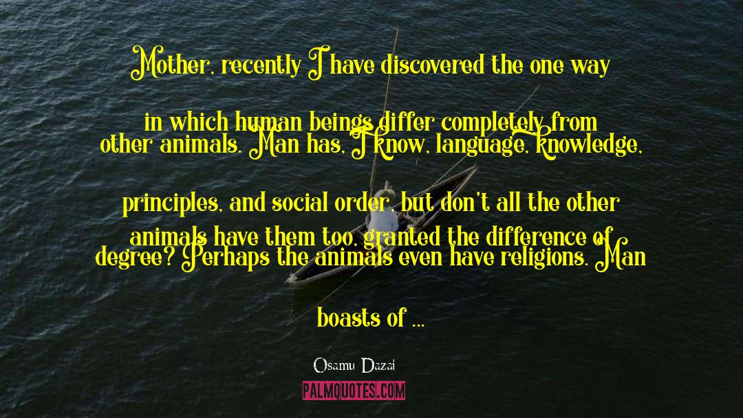Social Instinct quotes by Osamu Dazai