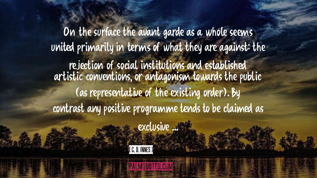 Social Institutions quotes by C. D. Innes