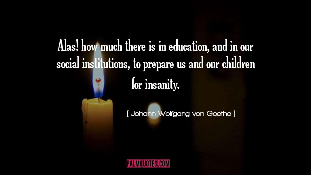 Social Institutions quotes by Johann Wolfgang Von Goethe