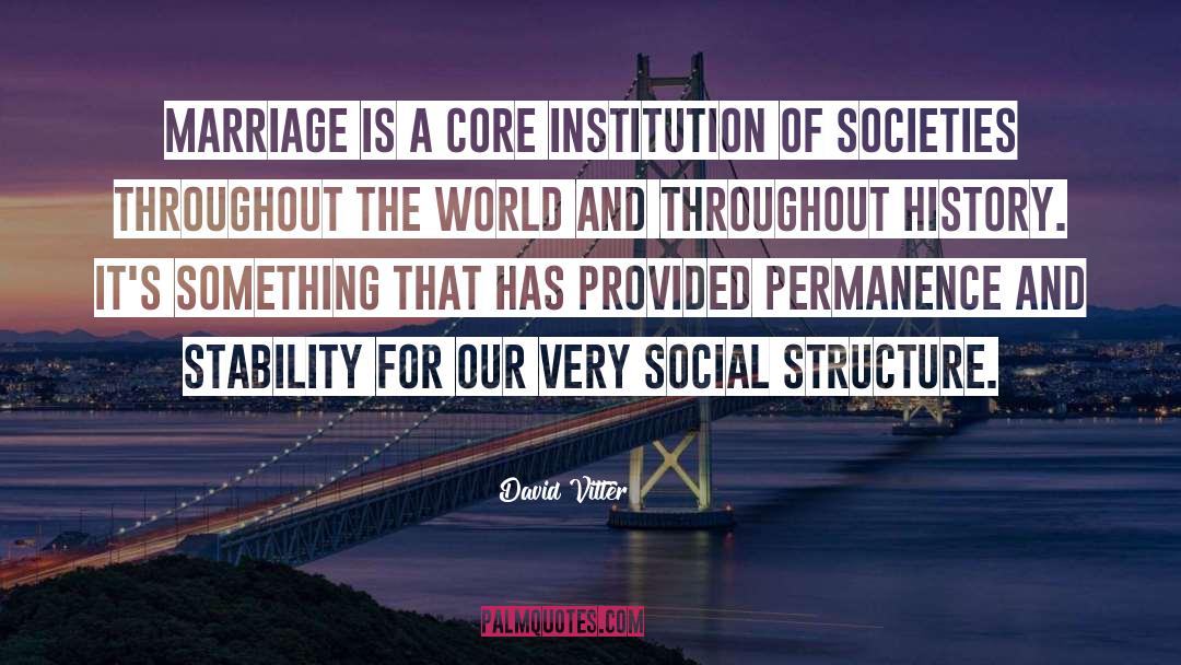 Social Institutions quotes by David Vitter