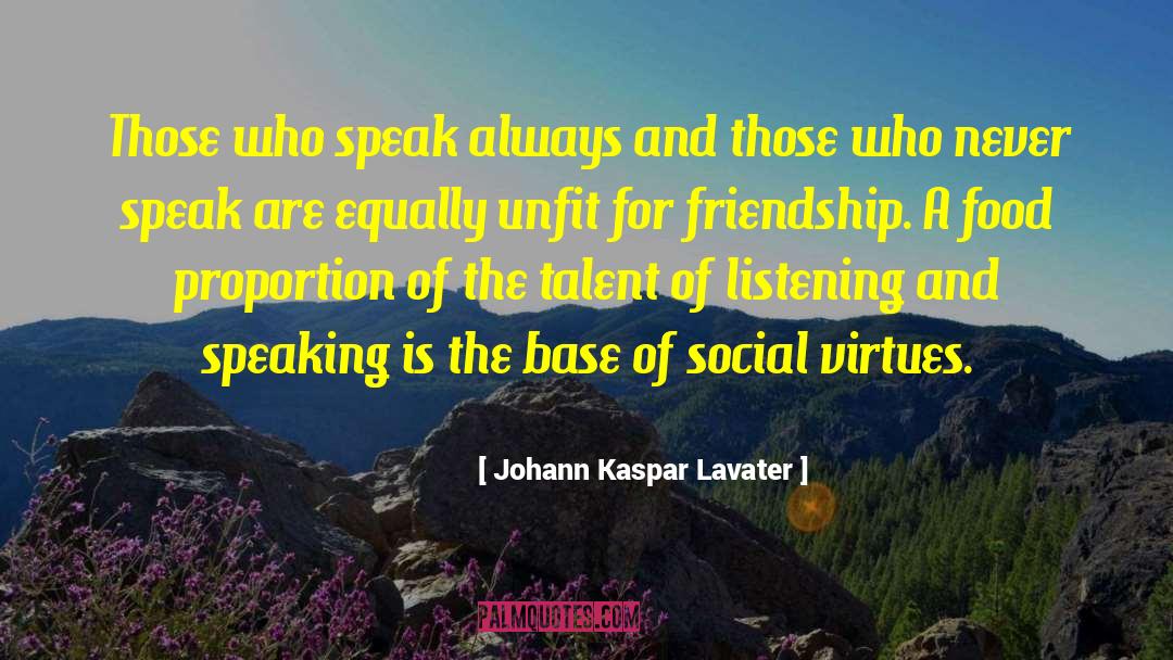 Social Integrity quotes by Johann Kaspar Lavater